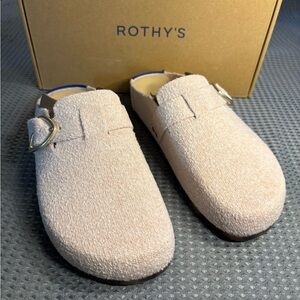 Rothy's the Buckle Clog Ballerina Boucle
